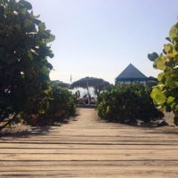 Steg am Strand in Costa Adeje